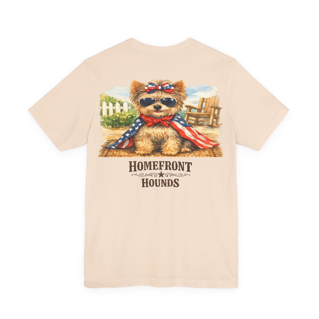 Homefront Hounds Porch Mascot Yorkie Tee