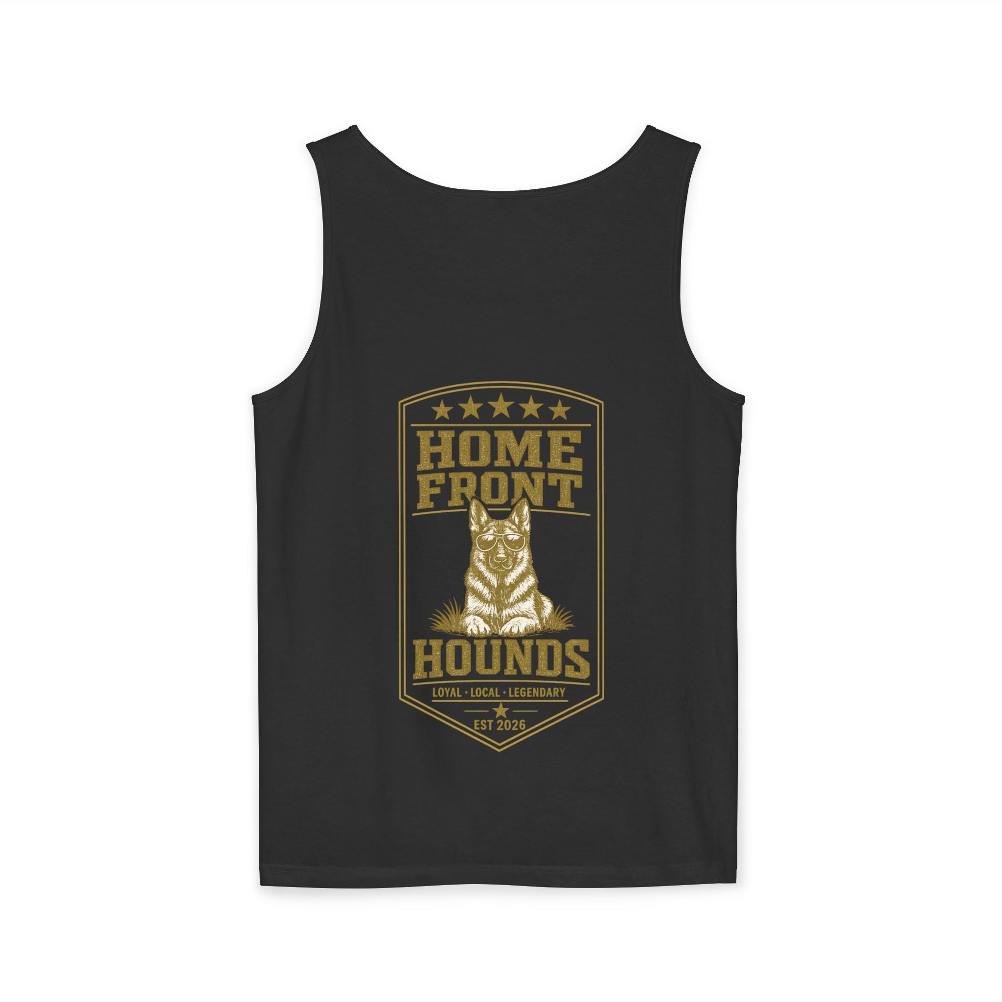 Home Front Hounds Tank Top — Vintage Dog Rescue Logo