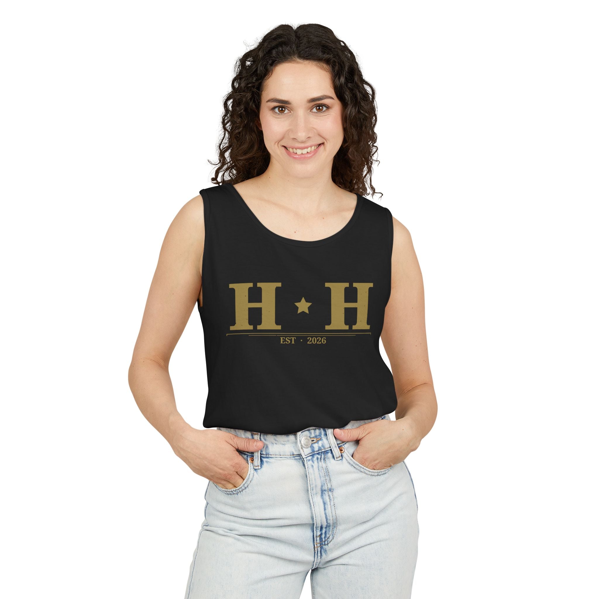 Home Front Hounds Tank Top — Dog Rescue Graphic