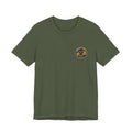 Homefront Hounds German Shepherd Aviator Badge Tee | Military Green Veteran Dog Shirt