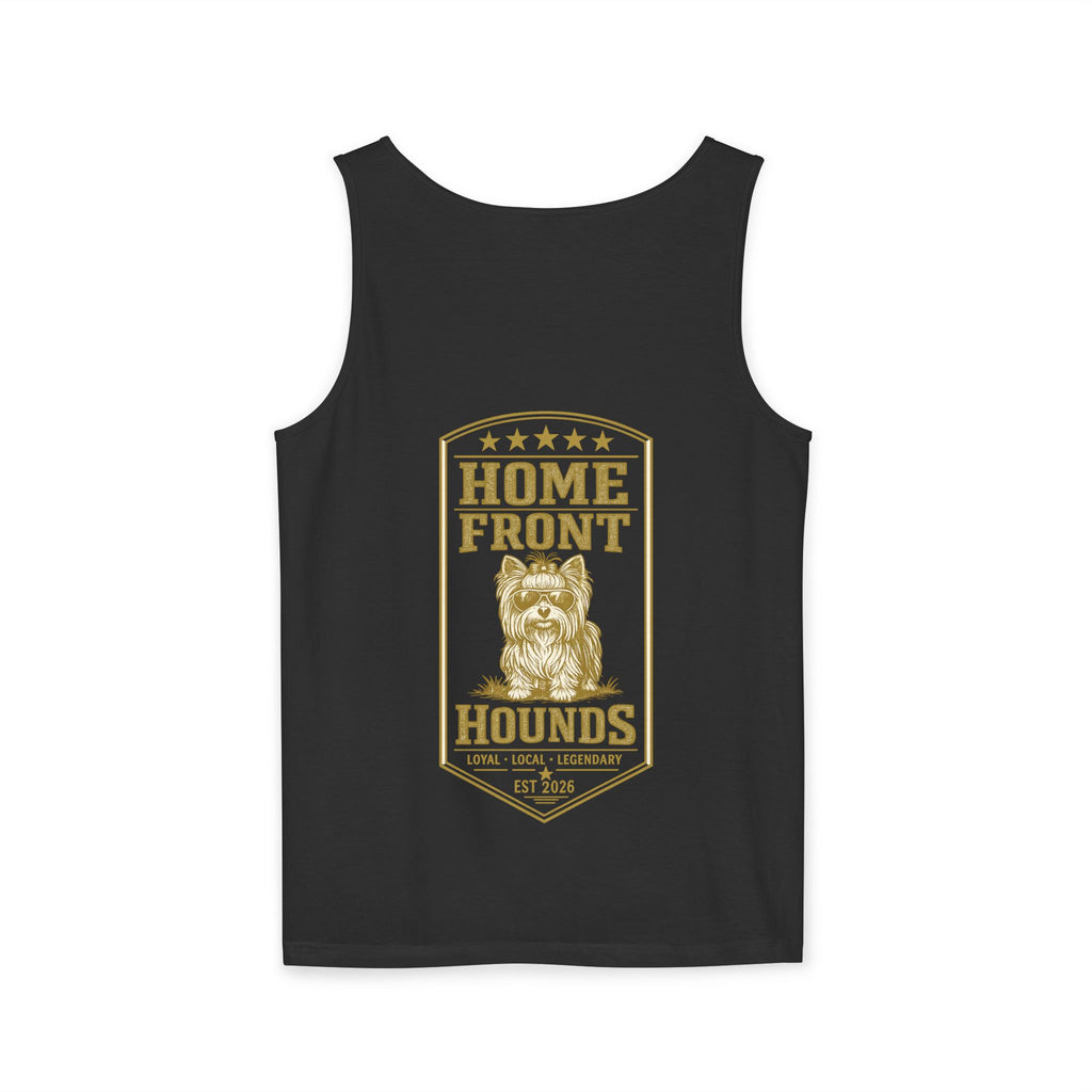 Home Front Hounds Tank Top — Vintage Yorkie Graphic