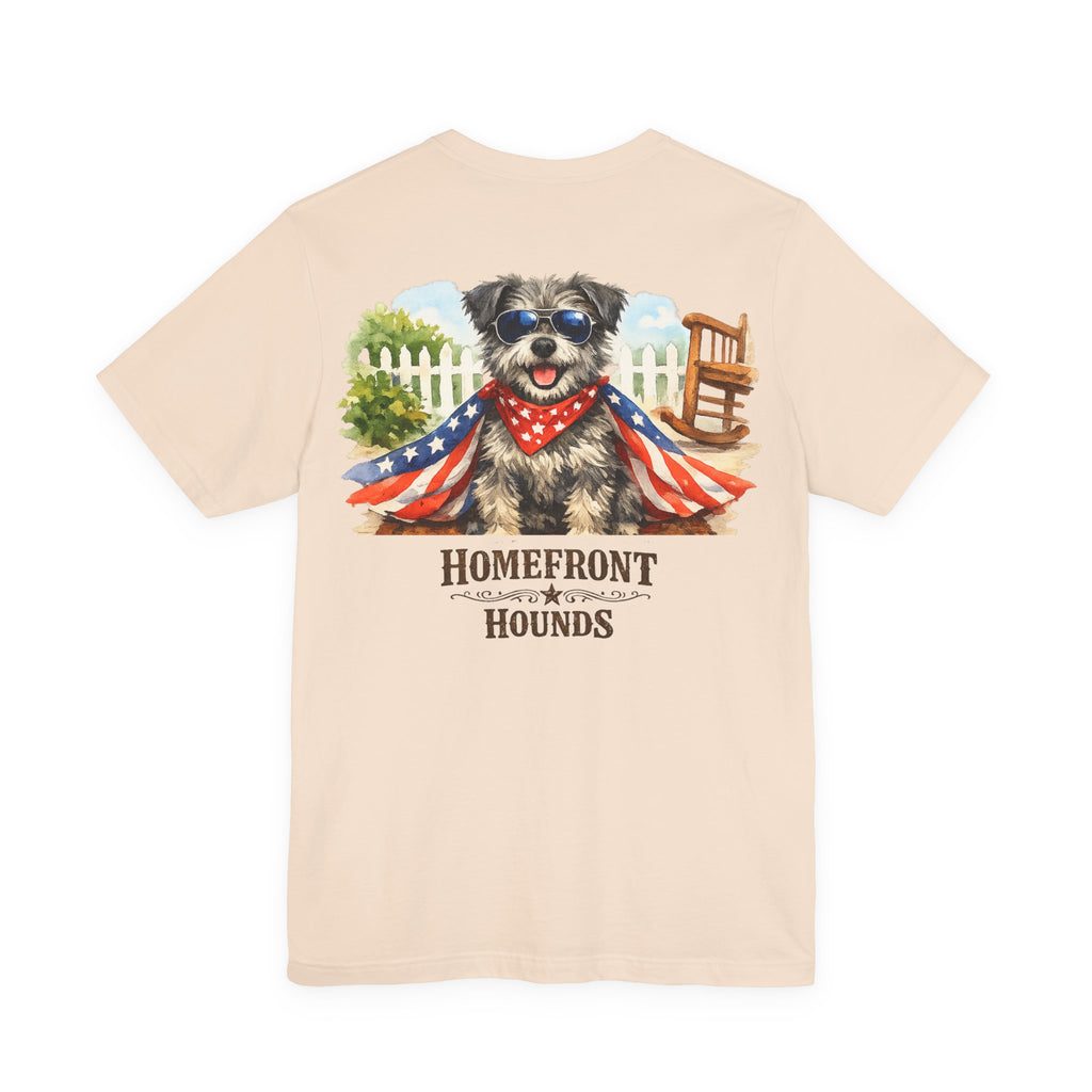 Homefront Hounds Porch Mascot Terrier Mix Tee