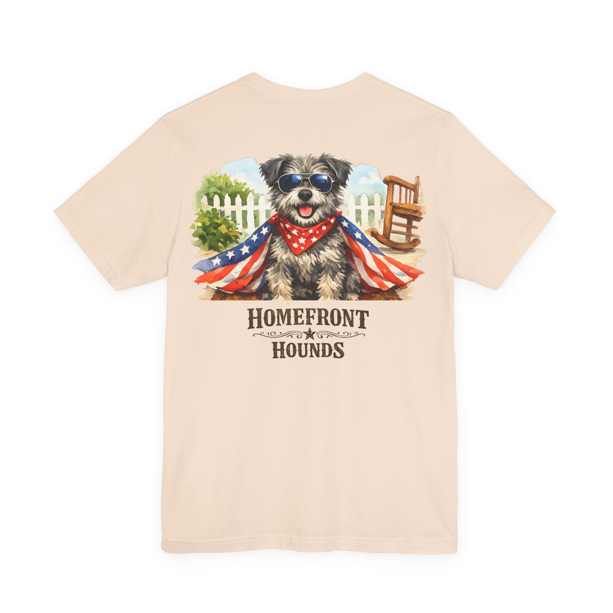 Homefront Hounds Porch Mascot Terrier Mix Tee