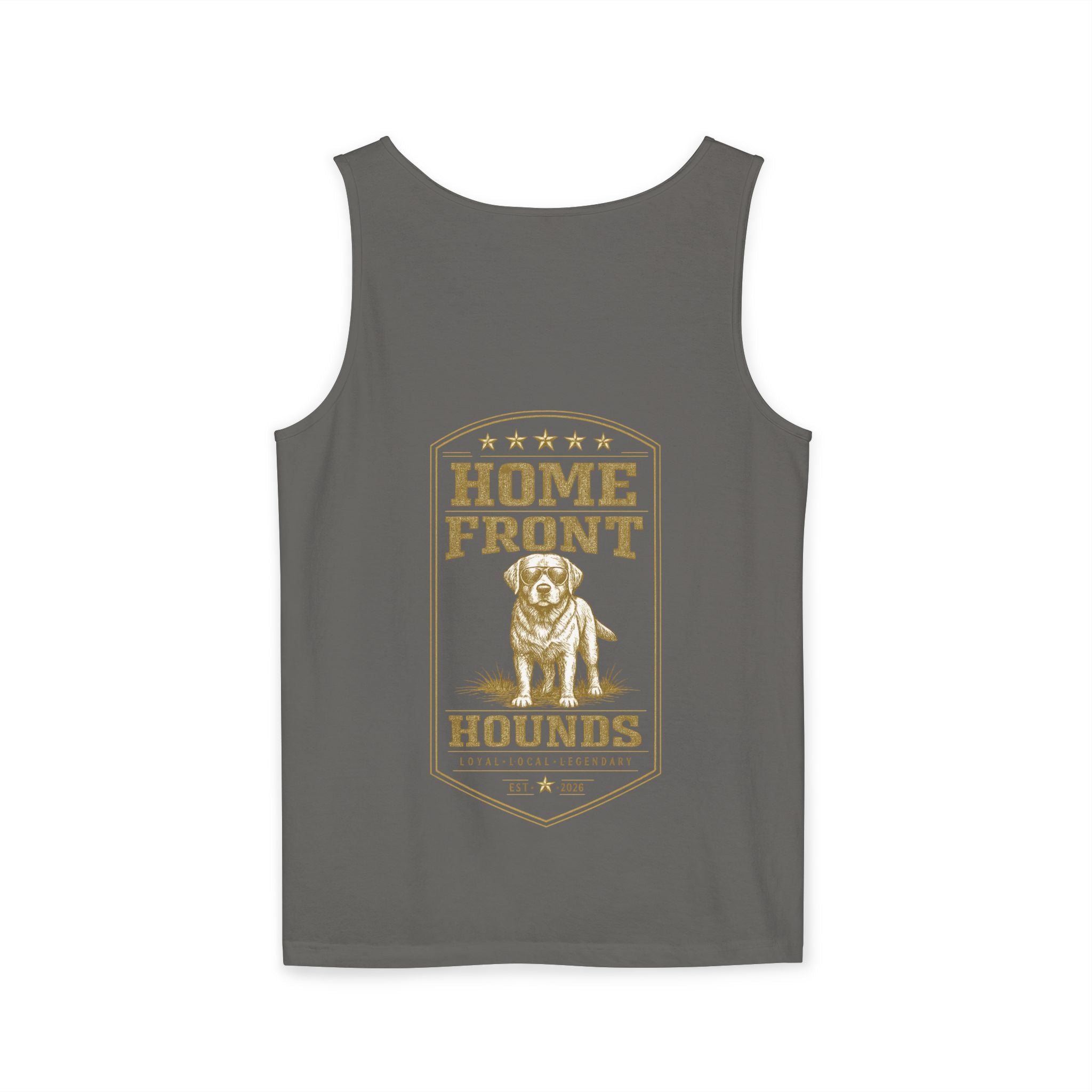 Home Front Hounds Tank Top — Dog Rescue Graphic