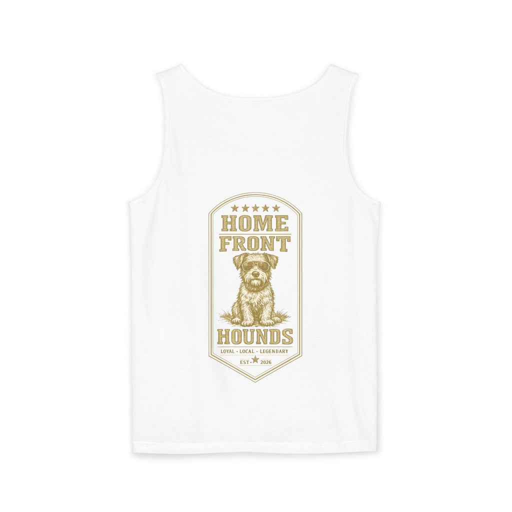 Home Front Hounds Tank Top —  Dog Logo Sleeveless Tee